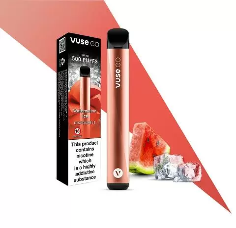 ΗΛ. ΤΣΙΓΑΡΟ 1 ΧΡΗΣΗΣ VUSE GO WATERMELON ICE 2ml 20mg 500 PUFFS