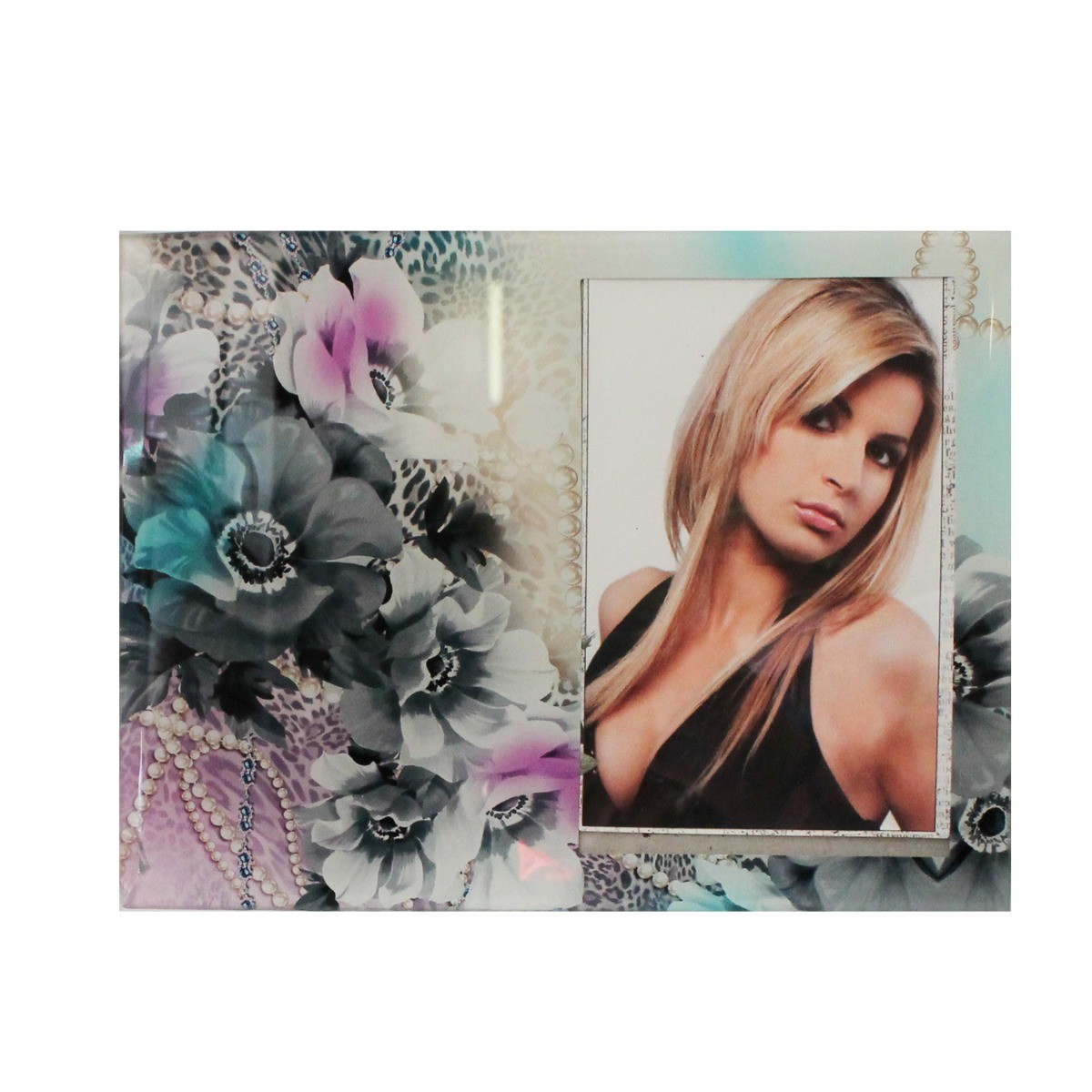 ΚΟΡΝΙΖΑ ΓΥΑΛΙΝΗ 9 Χ 14cm "ΜΩΒ ΛΟΥΛΟΥΔΙ"