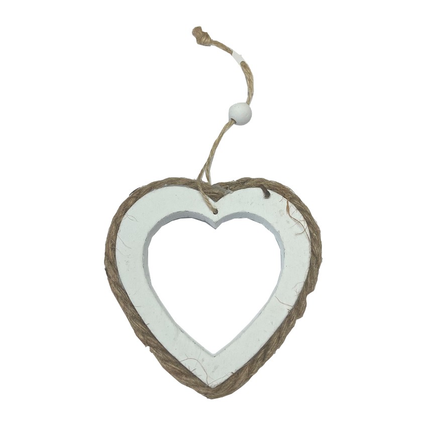 ΞΥΛΙΝΗ ΚΑΡΔΙΑ ΔΙΑΚΟΣΜΗΤΙΚΟ 12x12cm