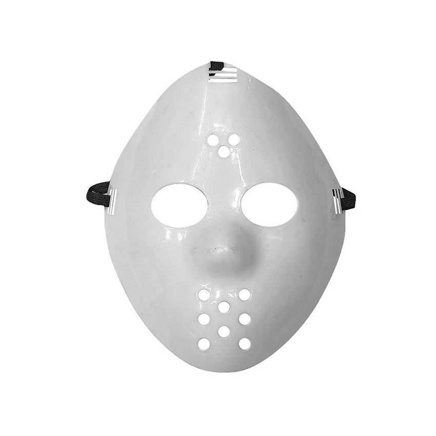 ΜΑΣΚΑ ΤΡΕΛΟΥ ΛΕΥΚΗ ΜΕ ΤΡΥΠΕΣ