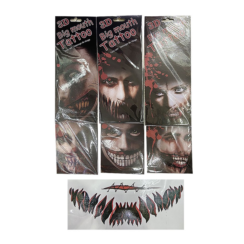 ΤΑΤΟΥΑΖ ΤΡΟΜΑΚΤΙΚΟ ΣΤΟΜΑ 23x9cm