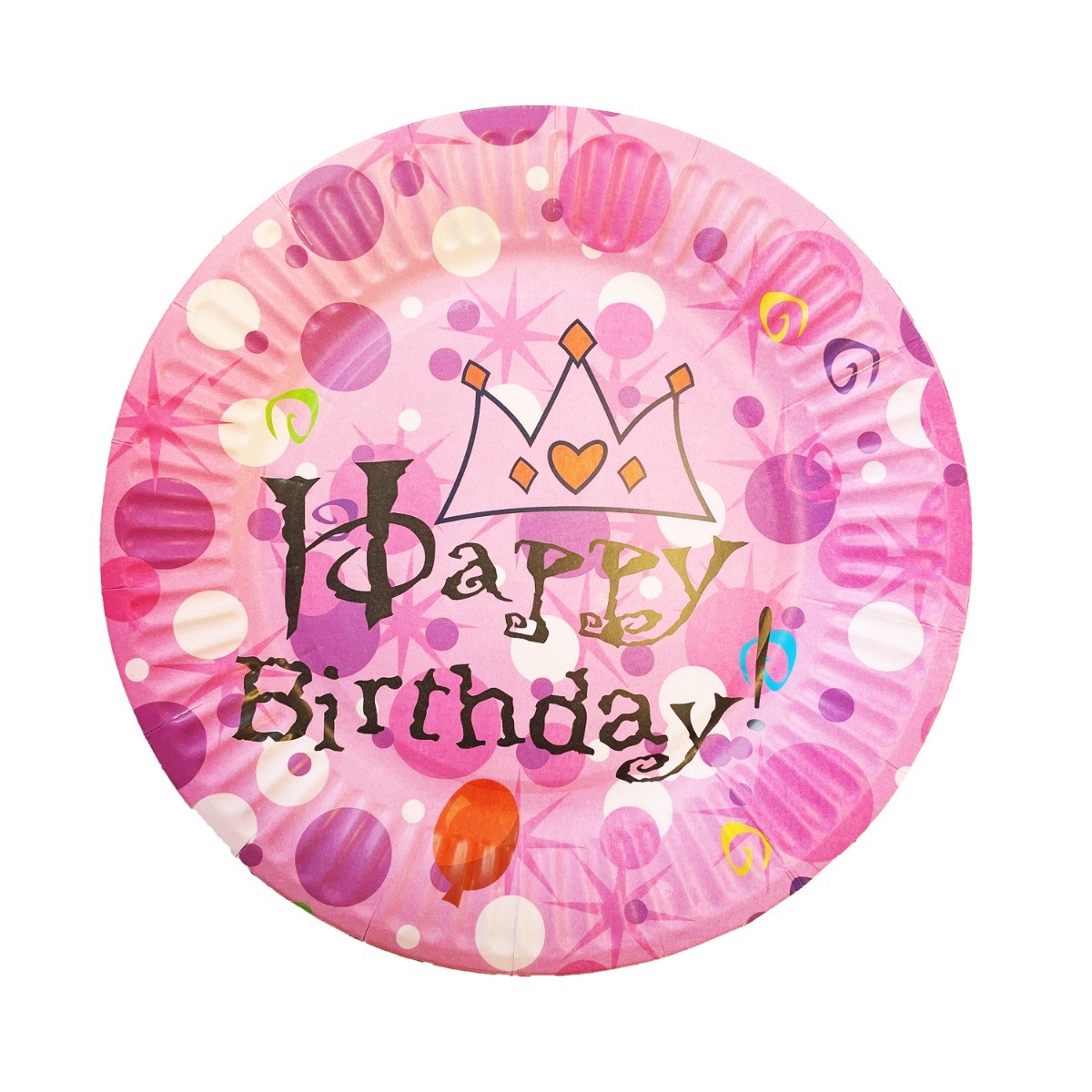 ΠΙΑΤΑ ΓΙΑ ΠΑΡΤΥ 18.5cm 10 ΤΕΜ ΡΟΖ