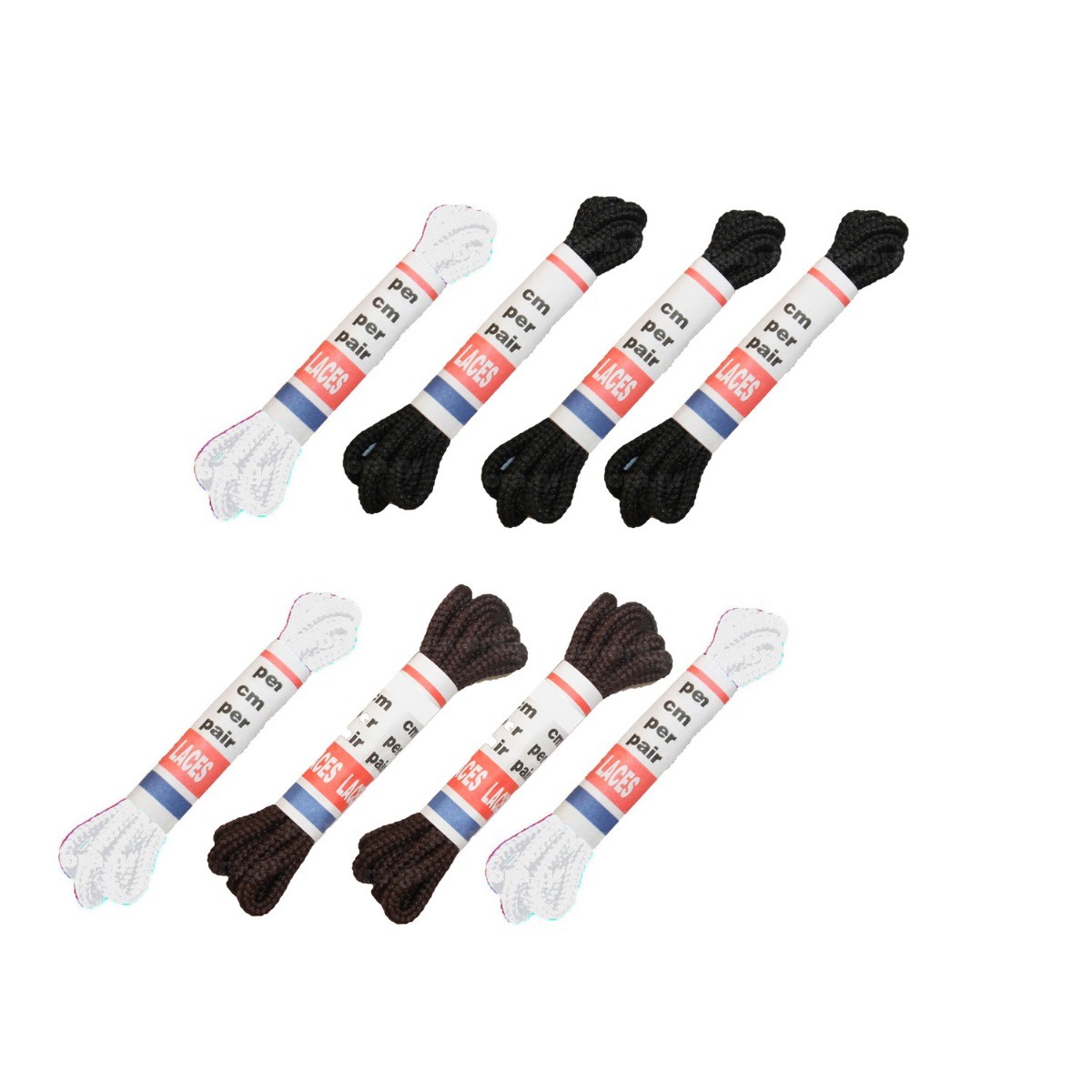 ΣΕΤ 8 ΖΕΥΓΑΡΙΑ ΚΟΡΔΟΝΙΑ 100cm 3 ΧΡΩΜΑΤΑ