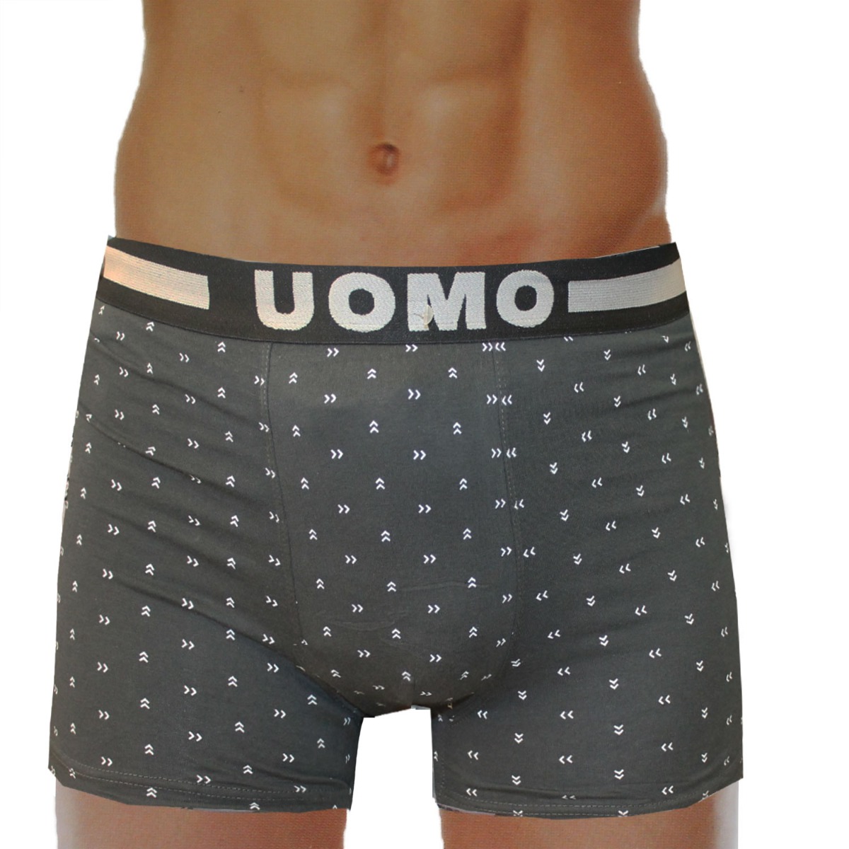 BOXER UOMO FEI RUN ΓΚΡΙ ΣΚΟΥΡΟ