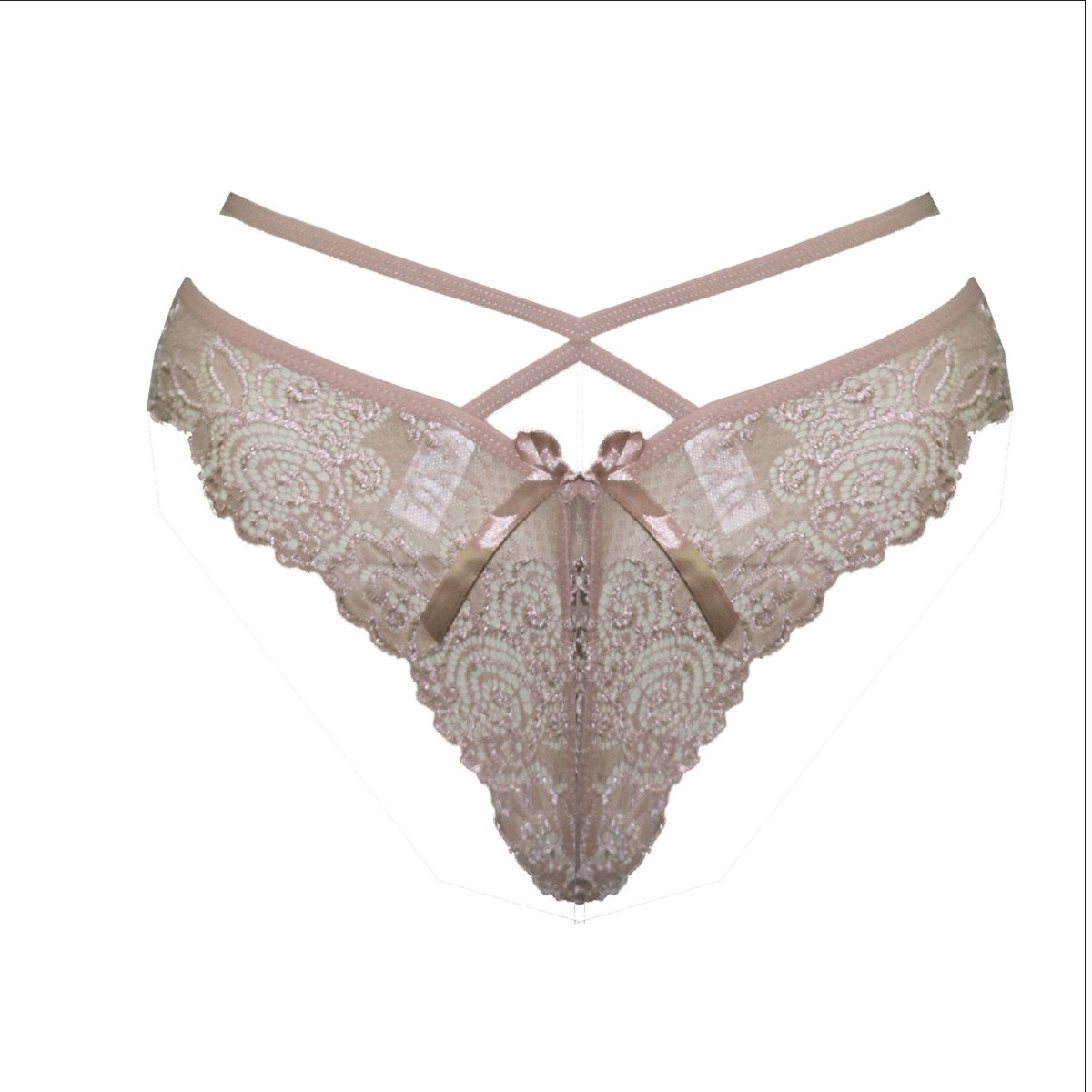 SLIP BRAZILIAN HANA ΜΕ ΛΑΣΤΙΧΟ 37012 ΜΠΕΖ