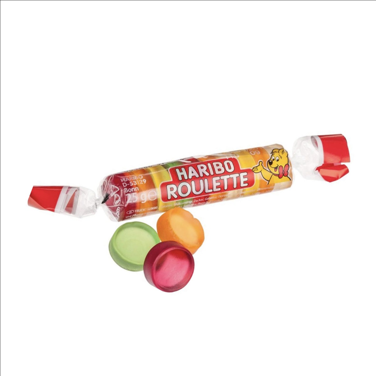 ΡΟΛΛΑΚΙ ΖΑΧΑΡΩΤΩΝ HARIBO ROULETTE 25gr
