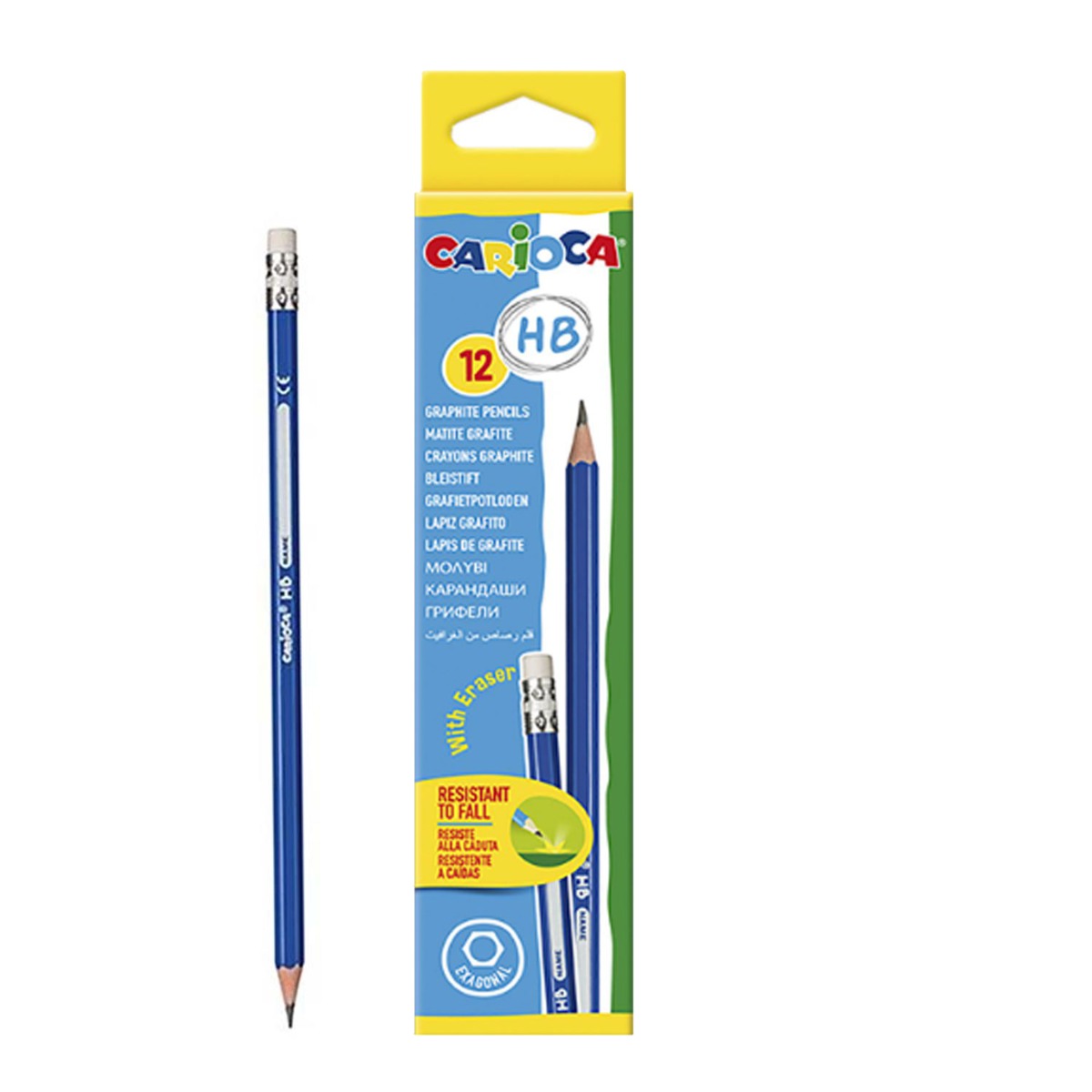 ΜΟΛΥΒΙ CARIOCA HB ΜΕ ΓΟΜΑ