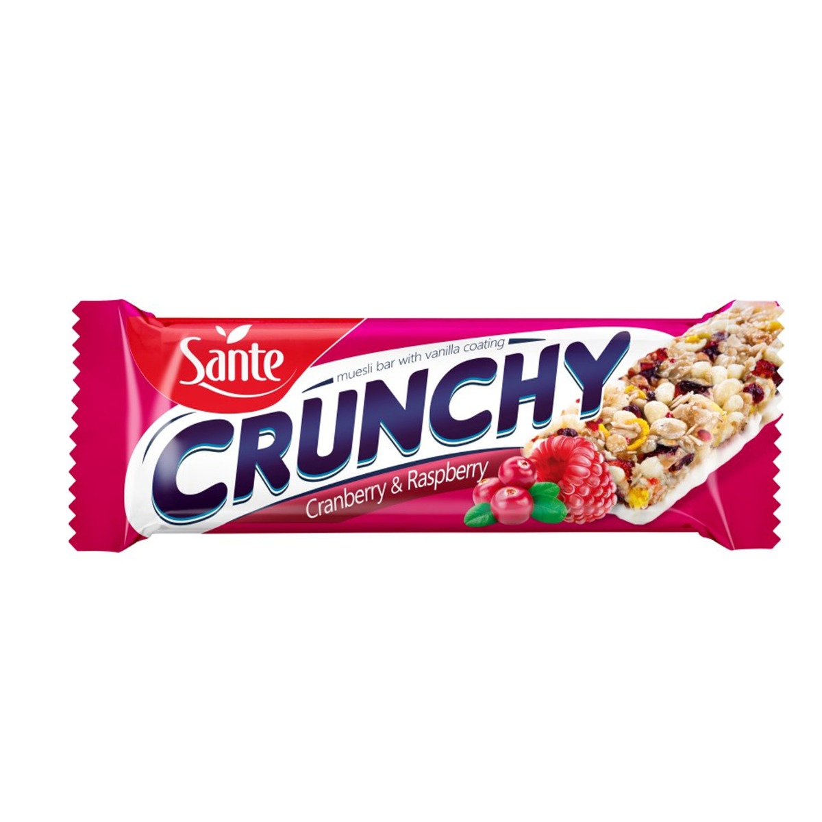 ΜΠΑΡΑ ΔΗΜΗΤΡΙΑΚΩΝ CRUNCHY CRANBERRY & RASPBERRY 40gr