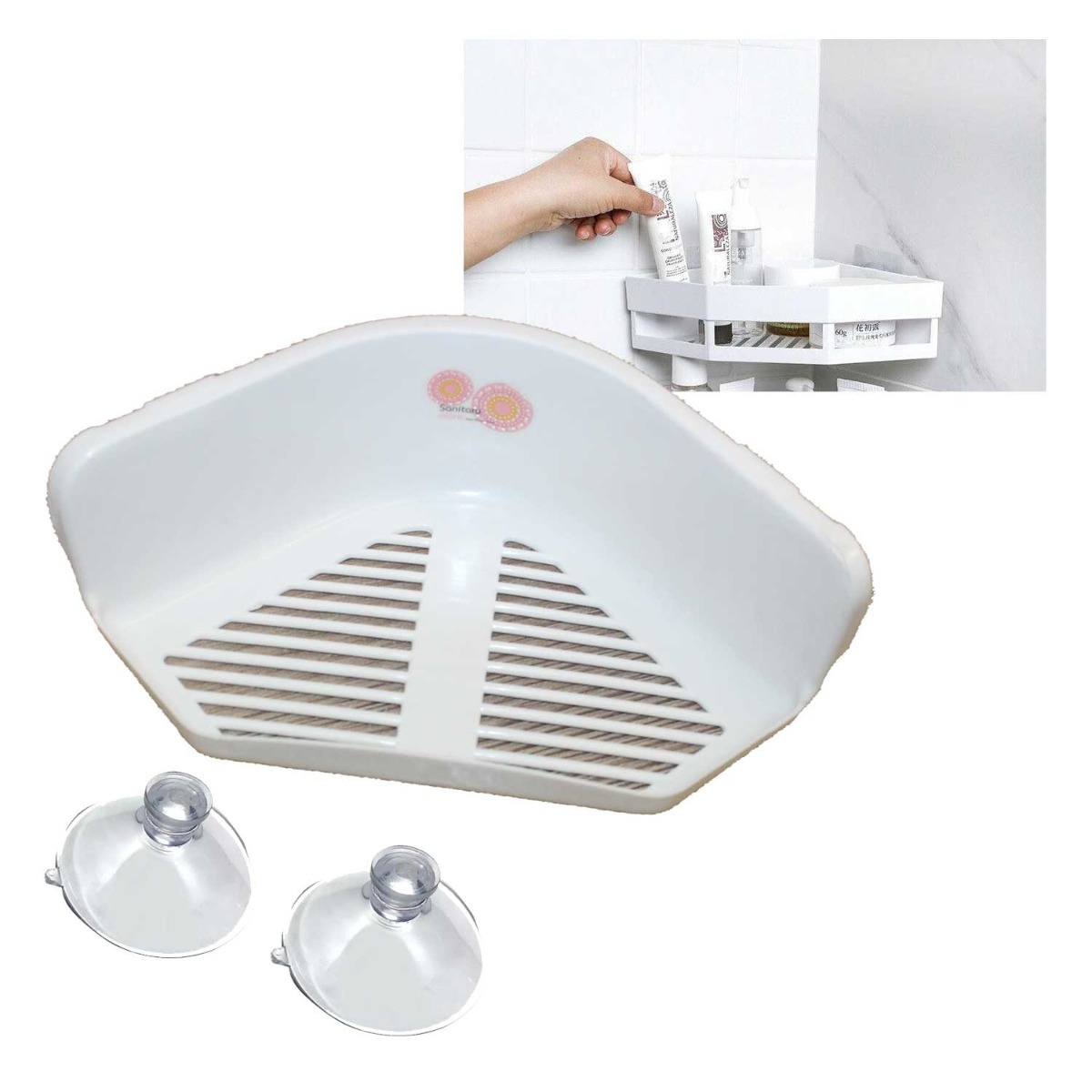 ΣΑΠΟΥΝΟΘΗΚΗ ΔΙΠΛΗ ΜΕ ΒΕΝΤΟΥΖΕΣ - ΤΡΙΓΩΝΗ