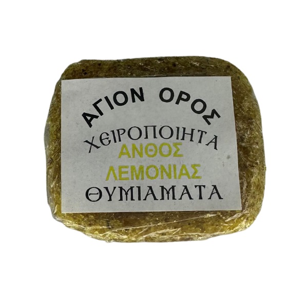 ΧΕΙΡΟΠΟΙΗΤΟ ΜΟΣΧΟΘΥΜΙΑΜΑ "ΑΓΙΟΝ ΟΡΟΣ" ΣΕ ΠΑΣΤΑ ΑΝΘΟΣ ΛΕΜΟΝΙΑΣ 10gr
