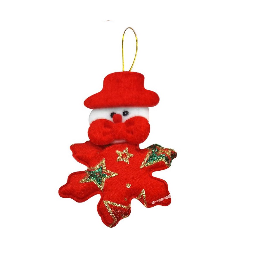 ΚΡΕΜΑΣΤΟ ΣΤΟΛΙΔΙ ΜΕ GLITTER ΧΙΟΝΑΝΘΡΩΠΟΣ 12x9cm