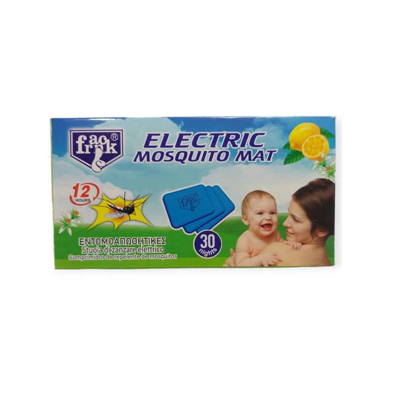 ΕΝΤΟΜΟΑΠΩΘΗΤΙΚΕΣ ΑΡΩΜΑΤΙΚΕΣ ΤΑΜΠΛΕΤΕΣ FRANCK 30 ΤΕΜ ΜΕ ΑΡΩΜΑ ΛΕΜΟΝΙ