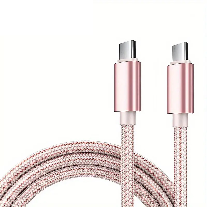 ΚΑΛΩΔΙΟ TYPE C ΣΕ TYPE C ΤΑΧΕΙΑΣ ΦΟΡΤΙΣΗΣ 1m ΡΟΖ