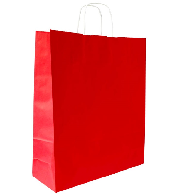 ΧΑΡΤΙΝΗ ΤΣΑΝΤΑ/ΣΑΚΟΥΛΑ ΚΟΚΚΙΝΗ 41x30x12cm