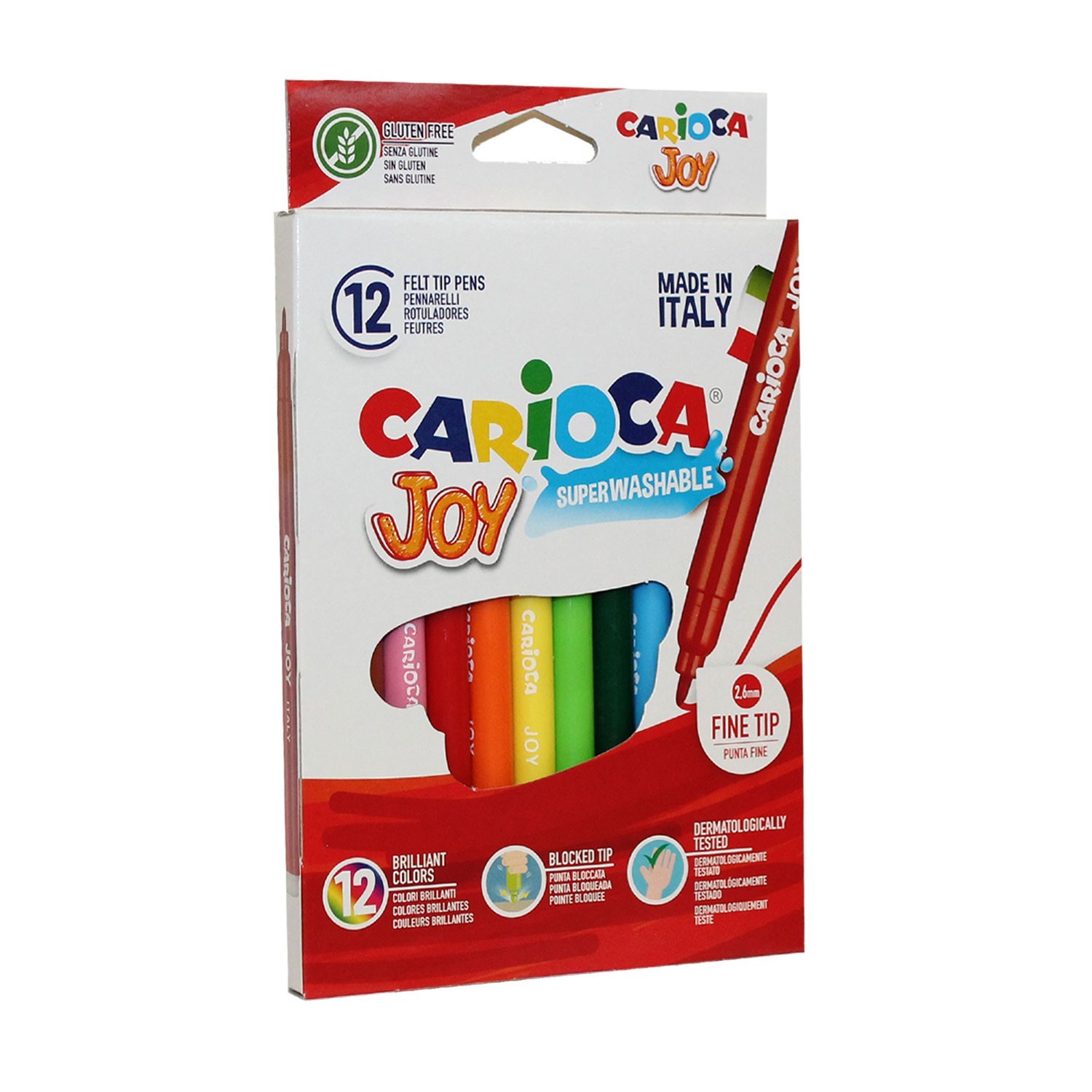 ΜΑΡΚΑΔΟΡΟΙ CARIOCA JOY 2.6mm 12 TEM