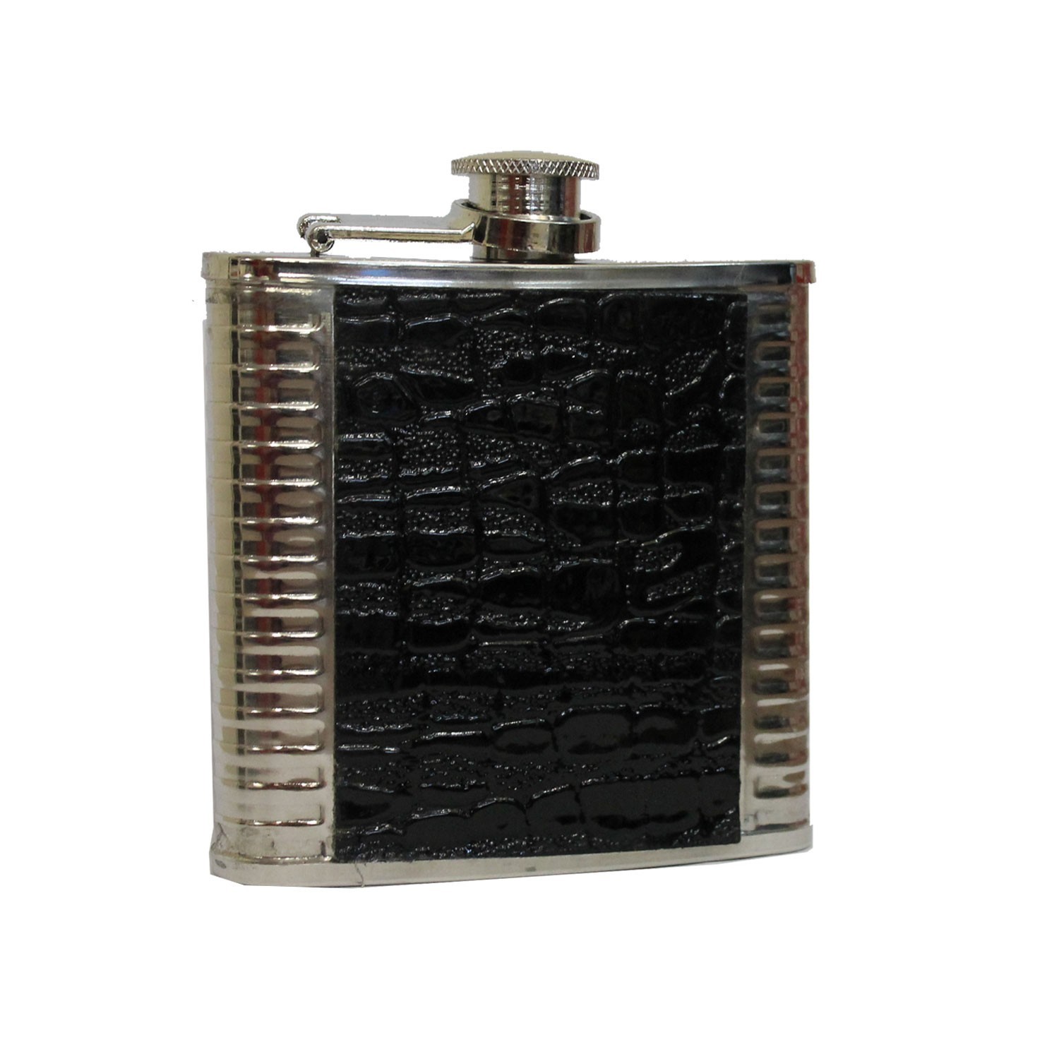 ΦΛΑΣΚΙ ΑΝΟΞΕΙΔΩΤΟ 90ml ΜΕ ΜΑΥΡΗ ΕΠΕΝΔΥΣΗ ΔΕΡΜΑΤΙΝΗΣ