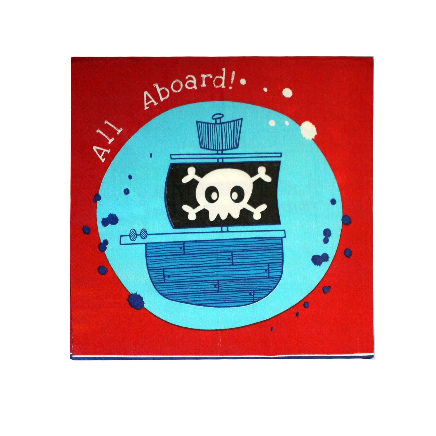 ΧΑΡΤΟΠΕΤΣΕΤΕΣ 20 ΤΕΜ PIRATES 16,5 Χ 16,5cm