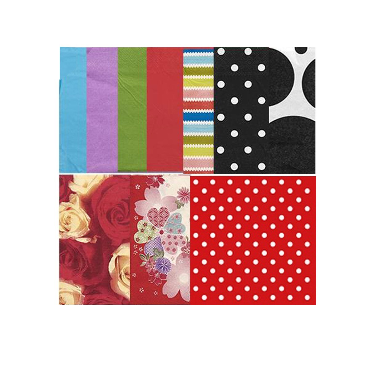 ΧΑΡΤΟΠΕΤΣΕΤΕΣ 20 ΤΕΜ 16,5 Χ 16,5cm