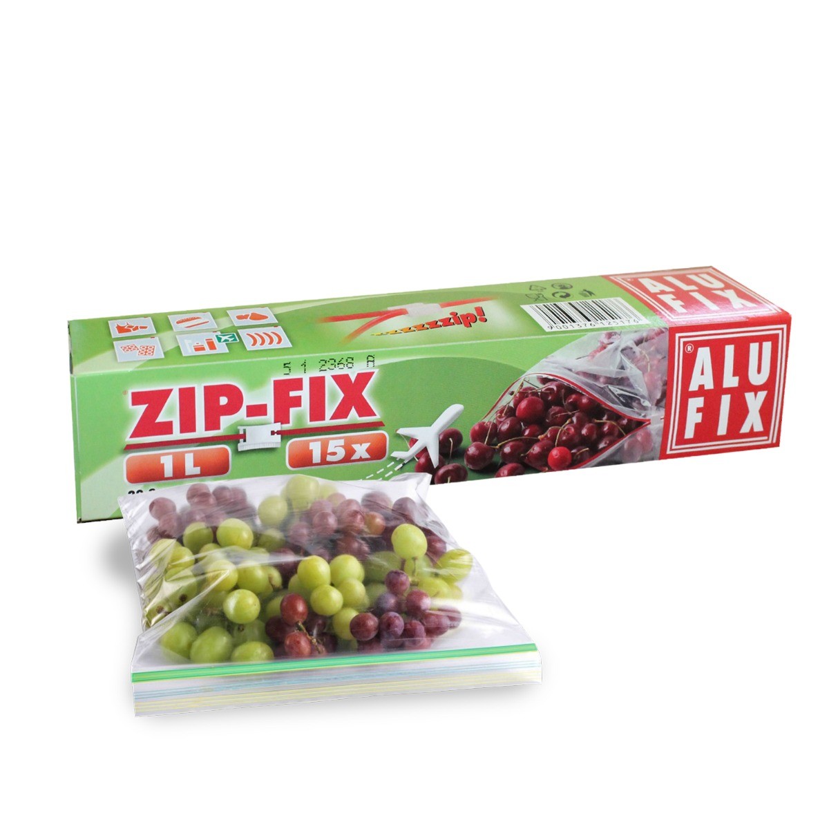 ΣΑΚΟΥΛΕΣ ΤΡΟΦΙΜΩΝ ΜΕ ZIP 1lt 15 ΤΕΜ