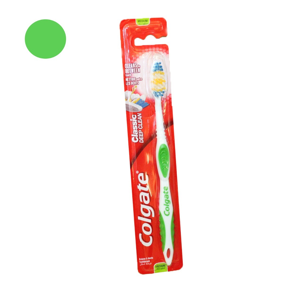 ΟΔΟΝΤΟΒΟΥΡΤΣΑ COLGATE DEEP CLEAN ΠΡΑΣΙΝΗ ΜΕΤΡΙΑ