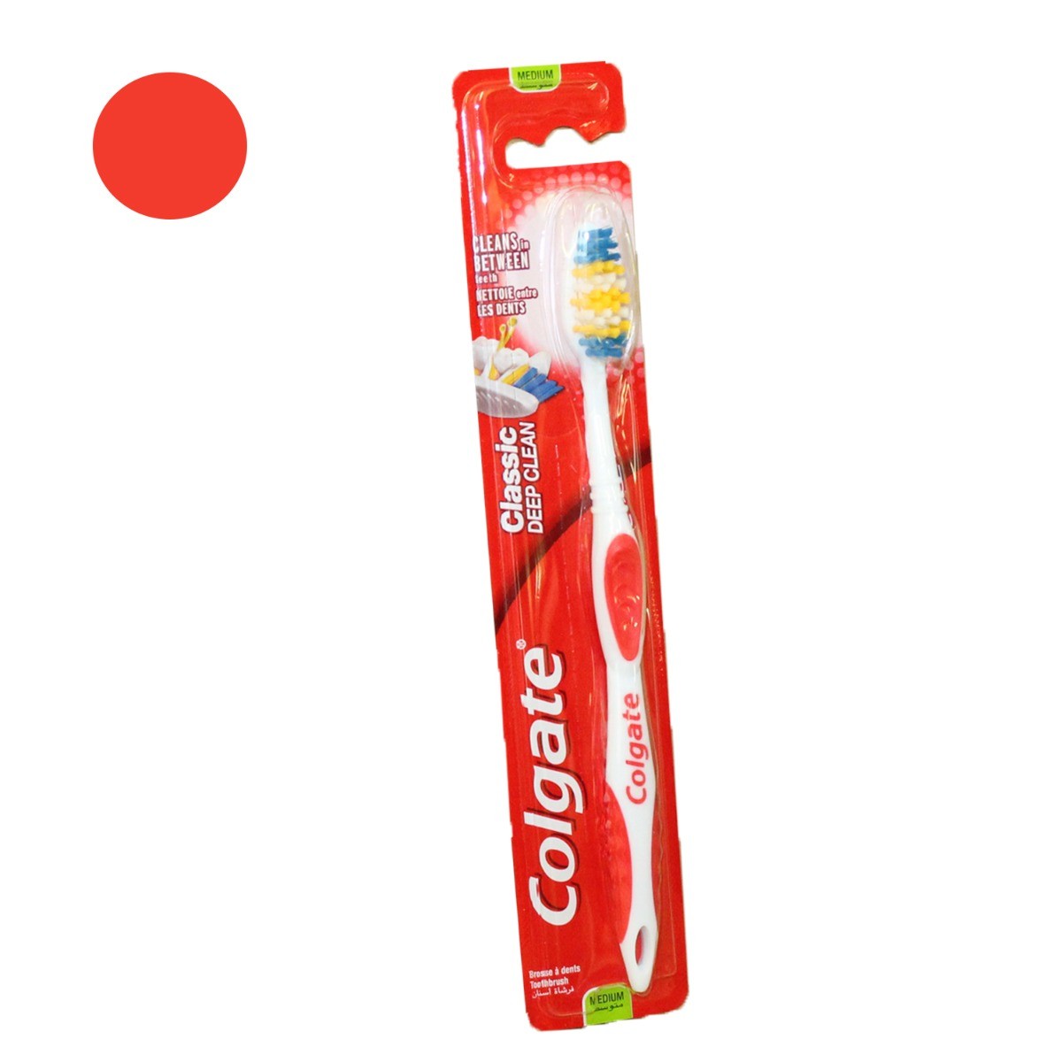 ΟΔΟΝΤΟΒΟΥΡΤΣΑ COLGATE DEEP CLEAN ΚΟΚΚΙΝΗ ΜΕΤΡΙΑ