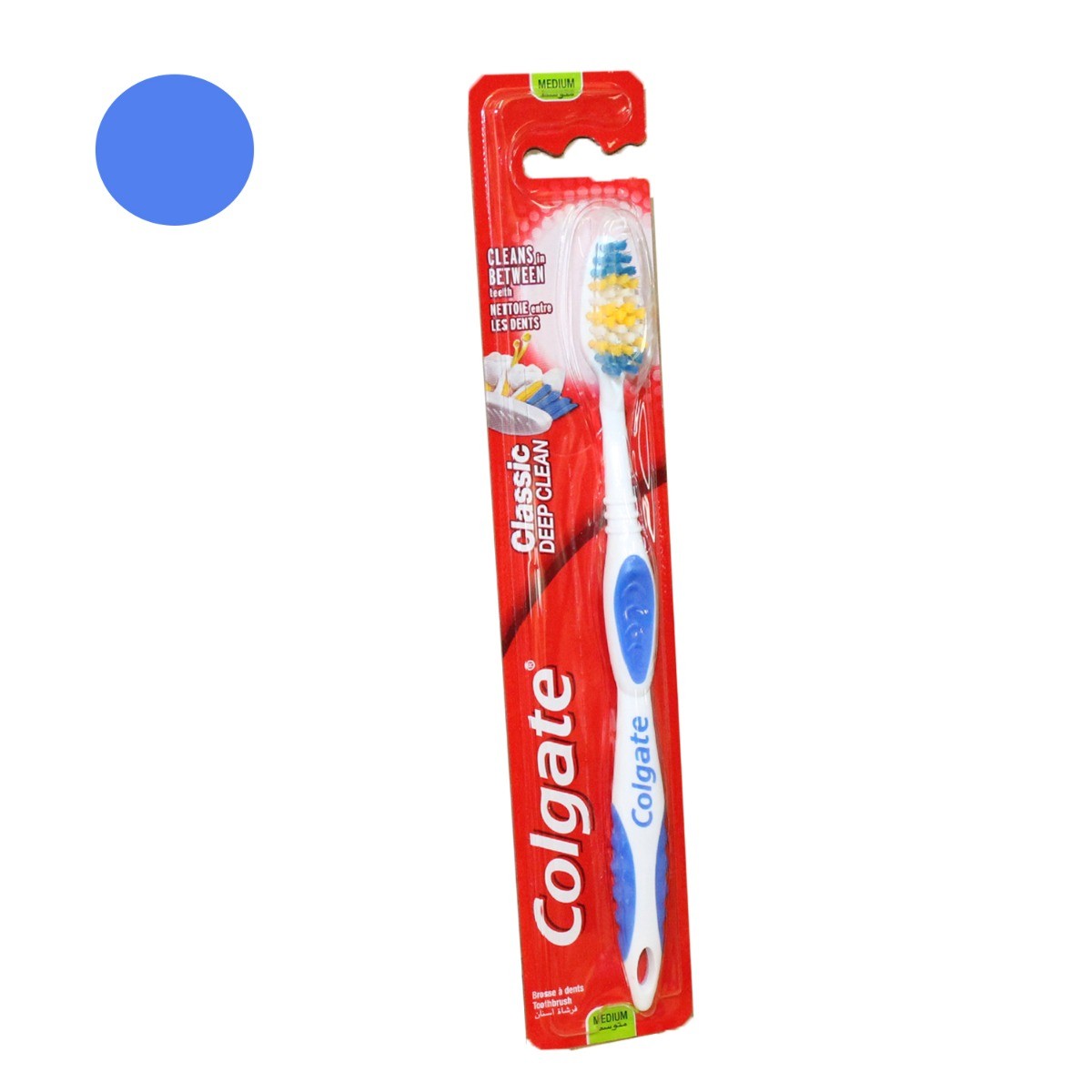 ΟΔΟΝΤΟΒΟΥΡΤΣΑ COLGATE DEEP CLEAN ΜΠΛΕ ΜΕΤΡΙΑ