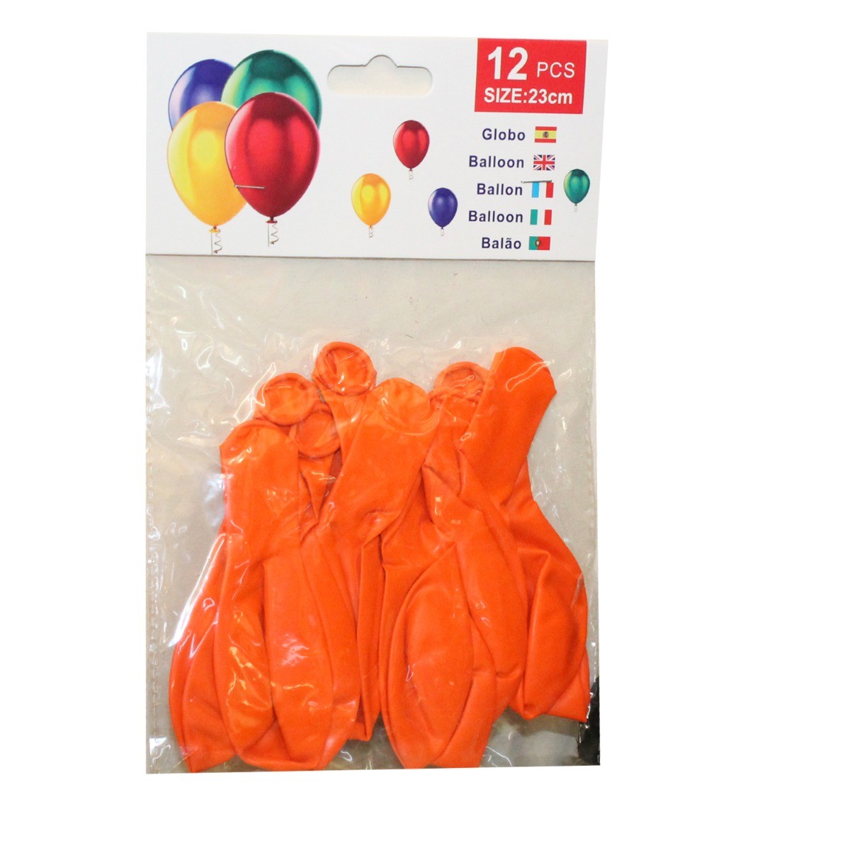 ΜΠΑΛΟΝΙΑ 23cm 12 ΤΕΜ.