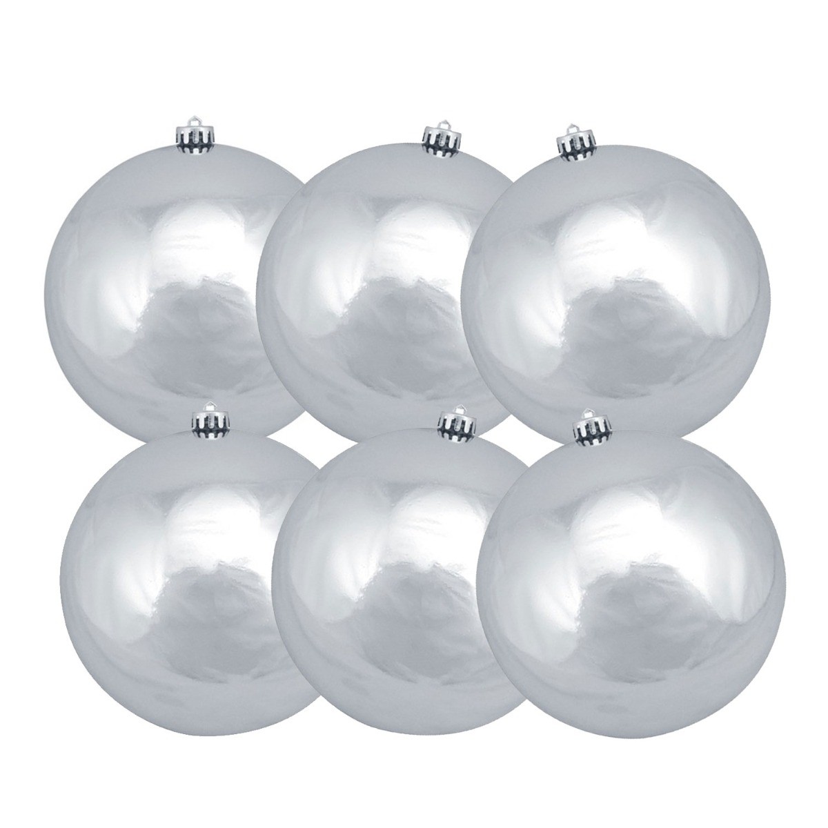 ΜΠΑΛΕΣ 10εκ. 6 ΤΕΜ ΑΣΗΜΙ ΓΥΑΛΙΣΤΕΡΕΣ