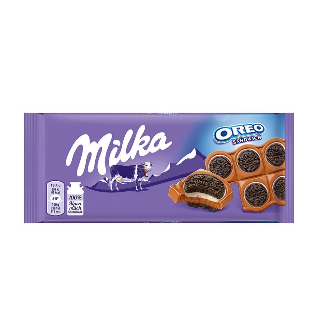 ΣΟΚΟΛΑΤΑ MILKA OREO SANDWICH 92gr