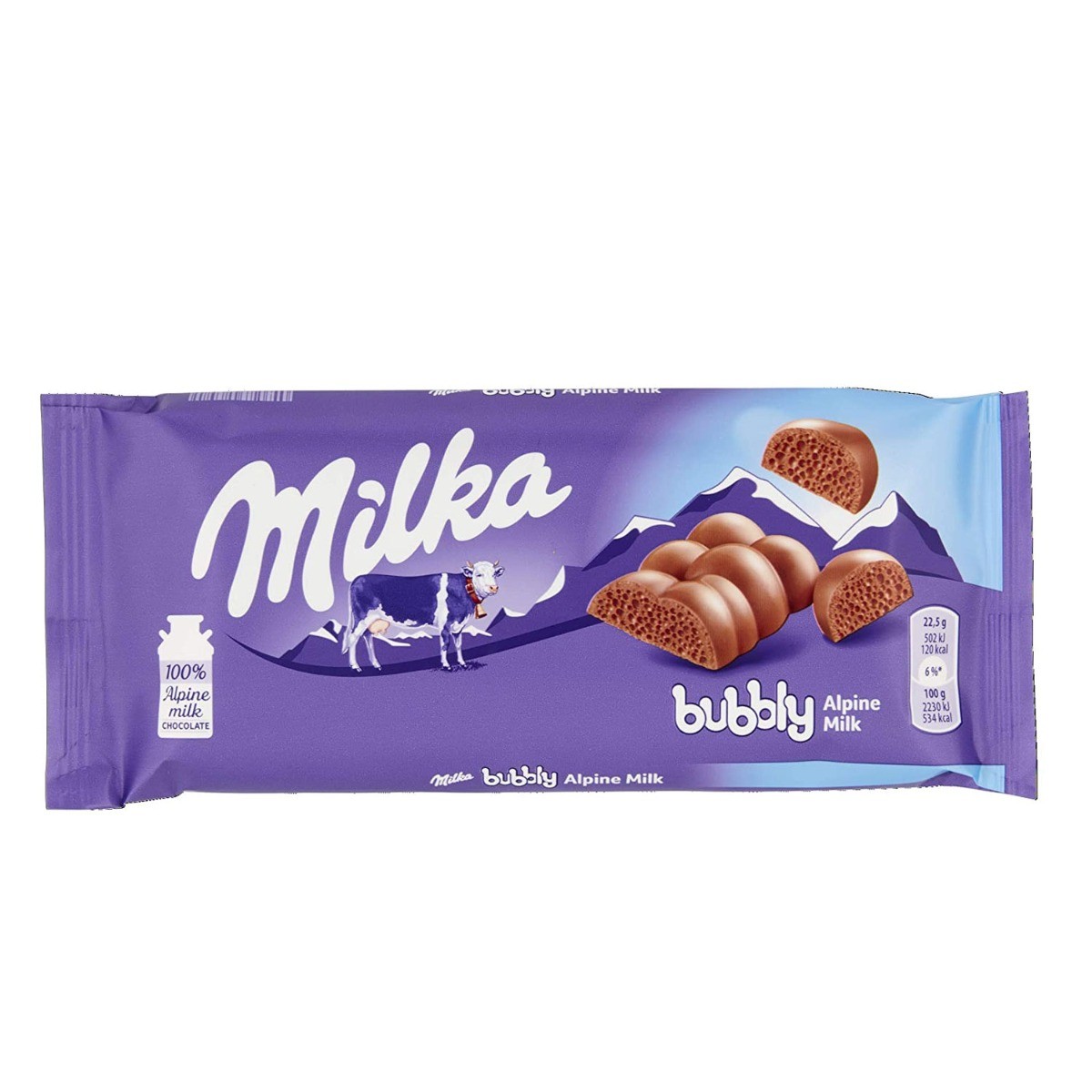ΣΟΚΟΛΑΤΑ MILKA BUBBLY ALPINE MILK 90gr