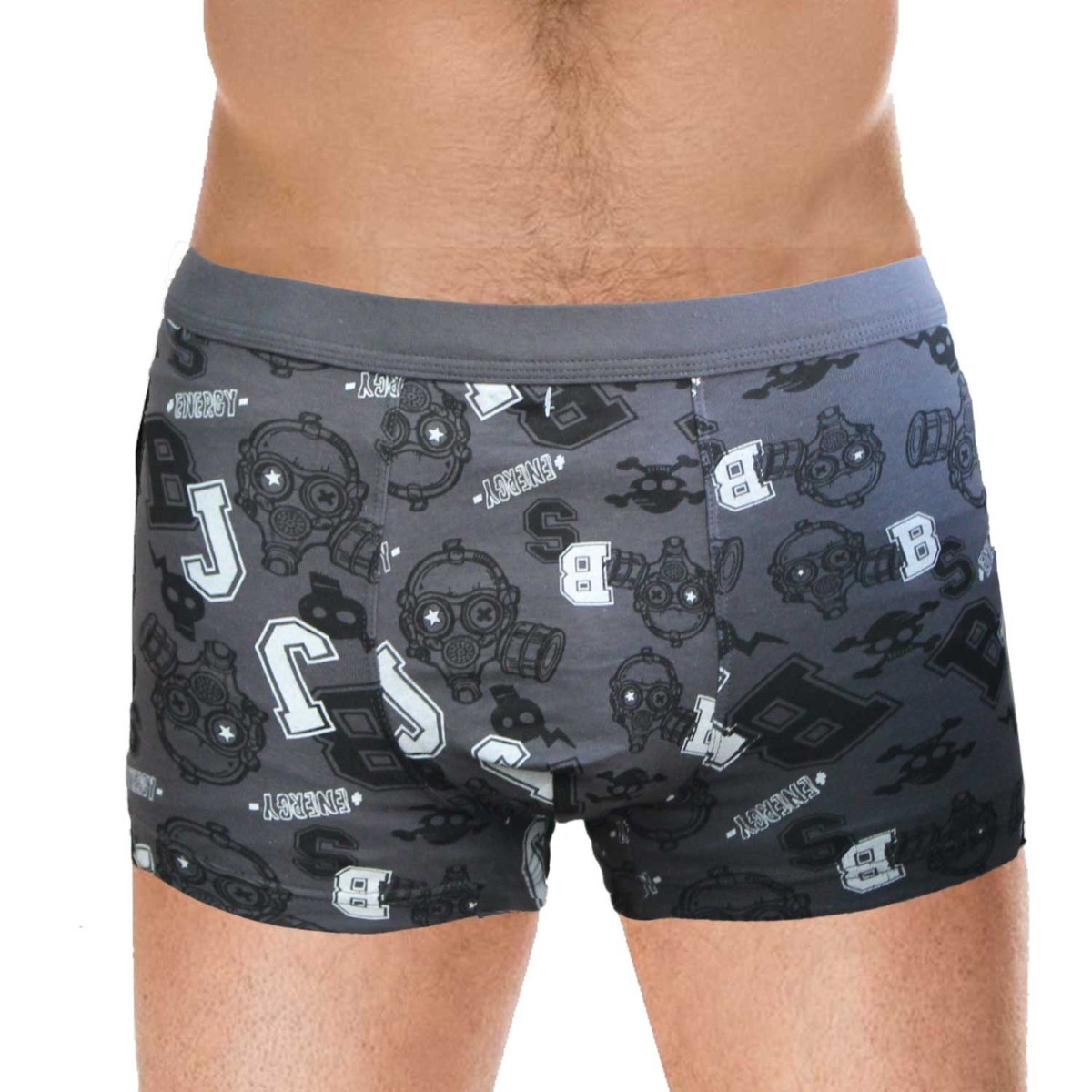 BOXER B. JOBSEN ΣΧΕΔΙΟ ΣΚΟΥΡΟ ΓΚΡΙ-M