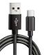 ΚΑΛΩΔΙΟ ΦΟΡΤΙΣΗΣ USB TYPE C 1m ΜΑΥΡΟ