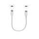 ΚΑΛΩΔΙΟ TYPE C ΣΕ TYPE C (USB-C)-ΛΕΥΚΟ 30cm 
