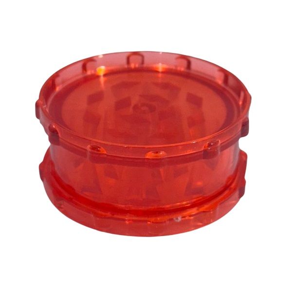 ΤΡΙΦΤΗΣ-GRINDER ΠΛΑΣΤΙΚΟΣ 50 Χ 24mm 1 ΘΕΣΗΣ ΚΟΚΚΙΝΟΣ