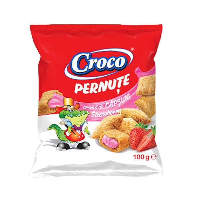 SNACK CROCO ΜΕ ΓΕΜΙΣΗ ΦΡΑΟΥΛΑ 100γρ