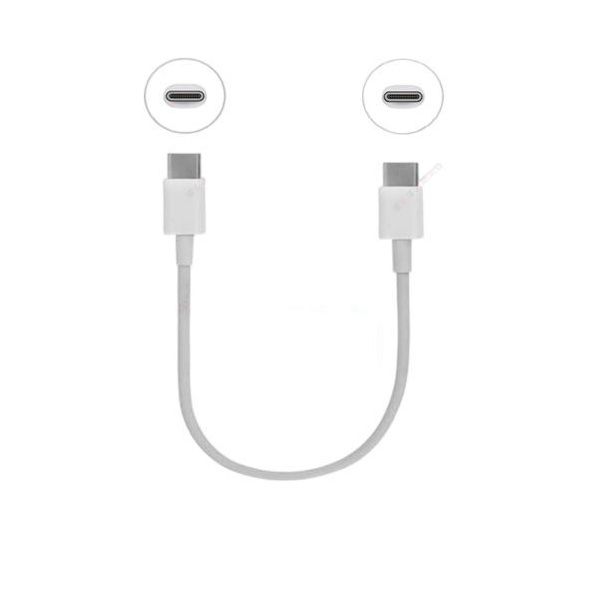 ΚΑΛΩΔΙΟ TYPE C ΣΕ TYPE C (USB-C)-ΛΕΥΚΟ 30cm 