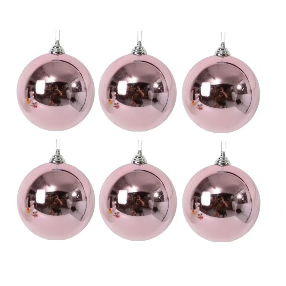 ΜΠΑΛΕΣ 6 εκ 6 ΤΕΜ ΠΕΡΛΕ ΡΟΖ