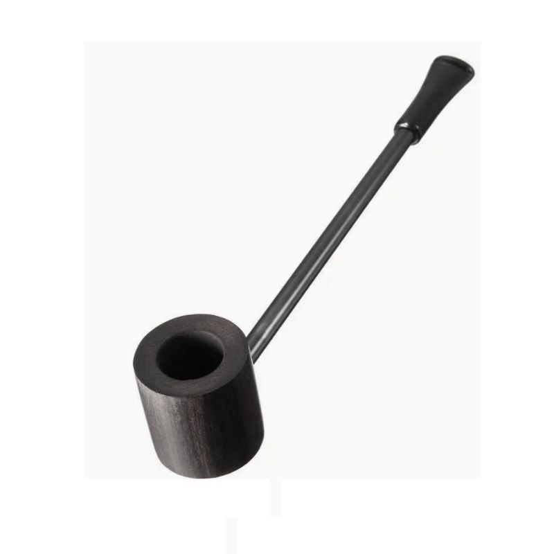 ΠΙΠΑ ΚΑΠΝΟΥ ΞΥΛΟ/ΜΕΤΑΛΛΟ ΜΟΝΤΕΡΝΑ ΜΑΥΡΗ