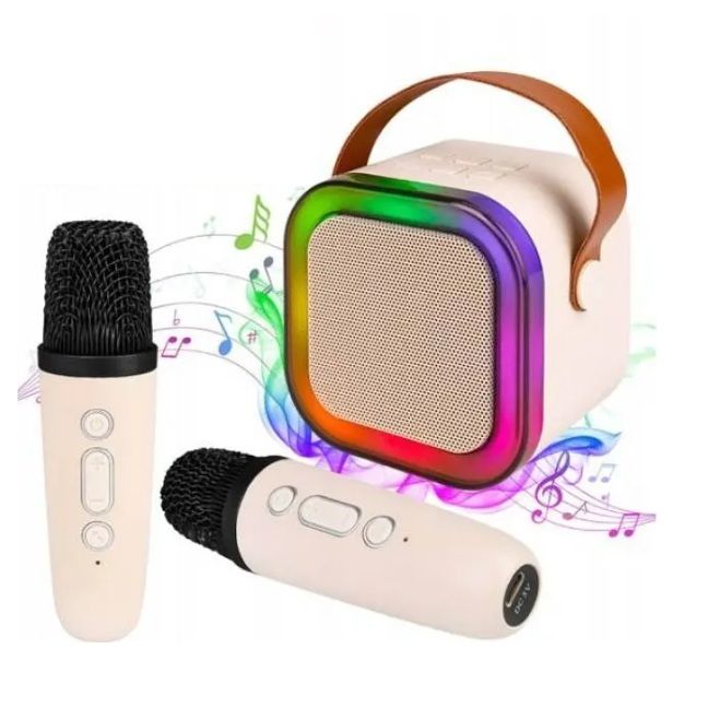 ΑΣΥΡΜΑΤΟ ΗΧΕΙΟ / ΚΑΡΑΟΚΕ ΦΟΡΗΤΟ Κ12  ΜΕ ΔΥΟ ΜΙΚΡΟΦΩΝΑ