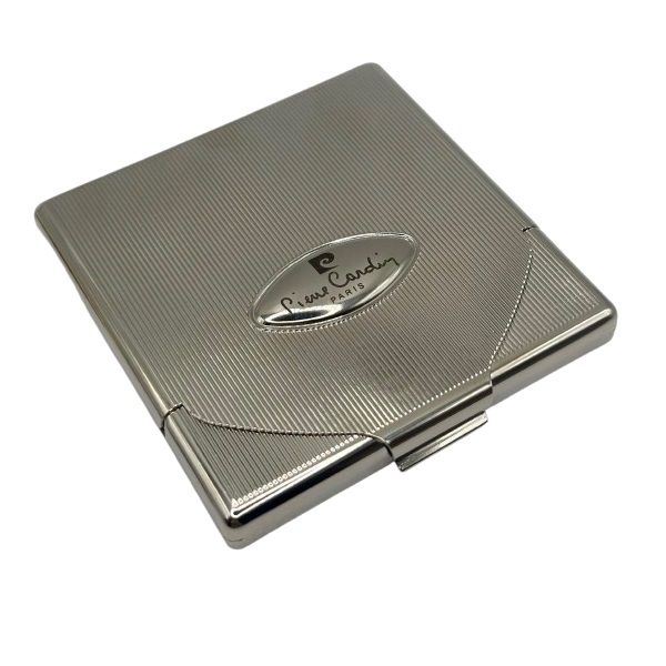 ΤΑΜΠΑΚΙΕΡΑ 20 ΤΣΙΓΑΡΩΝ PIERRE CARDIN ΑΣΗΜΙ ΜΕ ΚΟΥΤΙ ΔΩΡΟΥ 9x9cm 