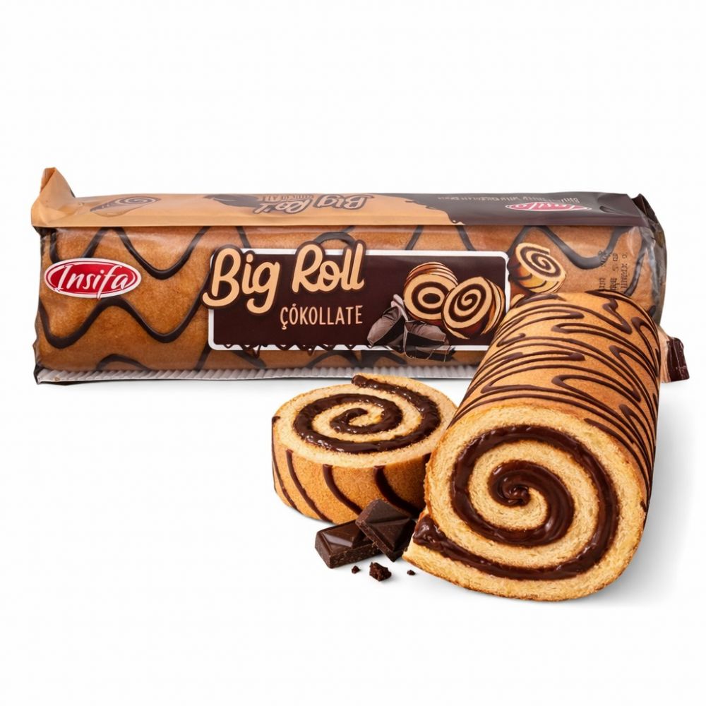 ΚΕΪΚ ΡΟΛΟ BIG ROLL ΜΕ ΓΕΜΙΣΗ ΣΟΚΟΛΑΤΑ 300gr