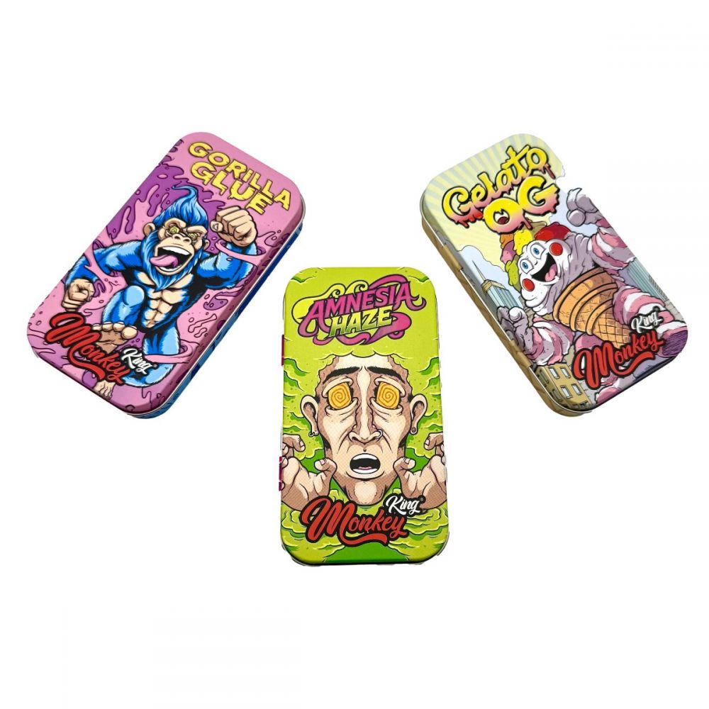 ΚΟΥΤΙ ΑΠΟΘΗΚΕΥΣΗΣ MONKEY ΜΕΤΑΛΛΙΚΟ GENETICS 11,5x6cm