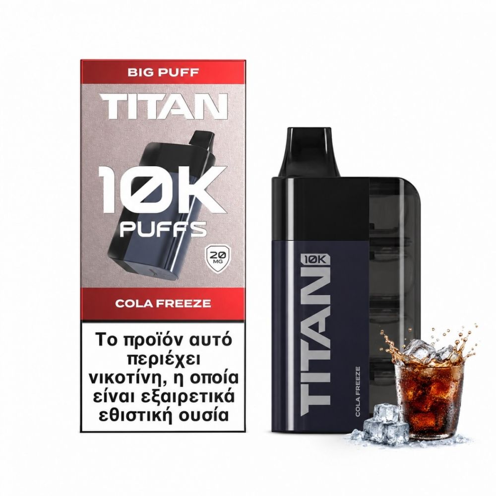 ΗΛΕΚΤΡ. ΤΣΙΓΑΡΟ GIGA 10.000PUFFS TITAN COLA FREEZE