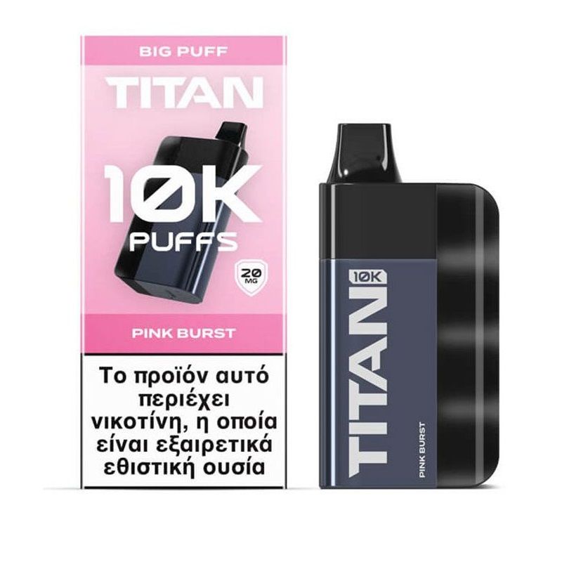 ΗΛΕΚΤΡ. ΤΣΙΓΑΡΟ GIGA 10.000PUFFS TITAN PINK BURST
