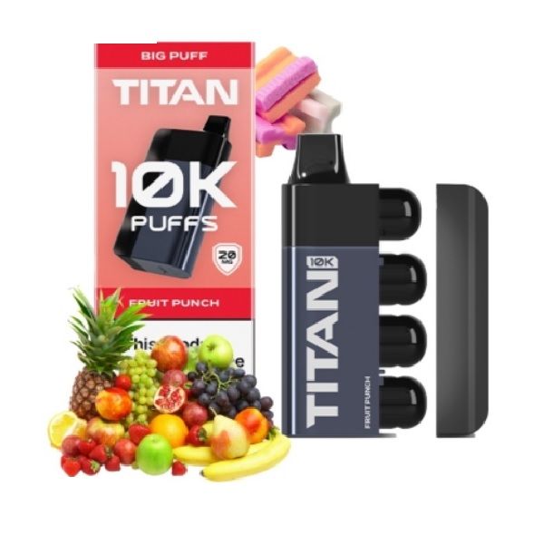 ΗΛΕΚΤΡ. ΤΣΙΓΑΡΟ GIGA 10.000PUFFS TITAN FRUIT PUNCH