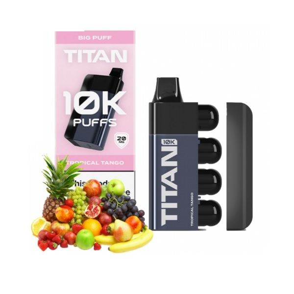 ΗΛΕΚΤΡ. ΤΣΙΓΑΡΟ GIGA 10.000PUFFS TITAN TROPICAL TANGO