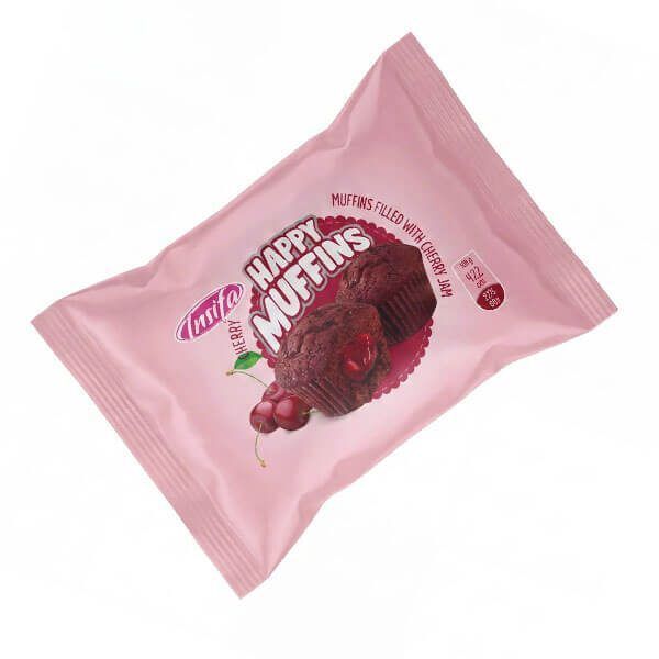 ΚΕΚΑΚΙΑ HAPPY MUFFINS 40gr ΚΑΚΑΟ ΜΕ ΚΕΡΑΣΙ