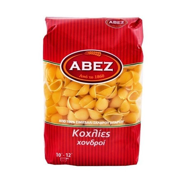 ΜΑΚΑΡΟΝΙΑ ΑΒΕΖ ΚΟΧΛΙΕΣ ΧΟΝΔΡΟΙ 500gr