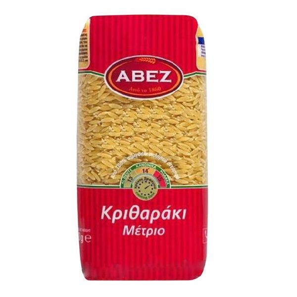 ΜΑΚΑΡΟΝΙΑ ΑΒΕΖ ΚΡΙΘΑΡΑΚΙ ΜΕΤΡΙΟ 500gr