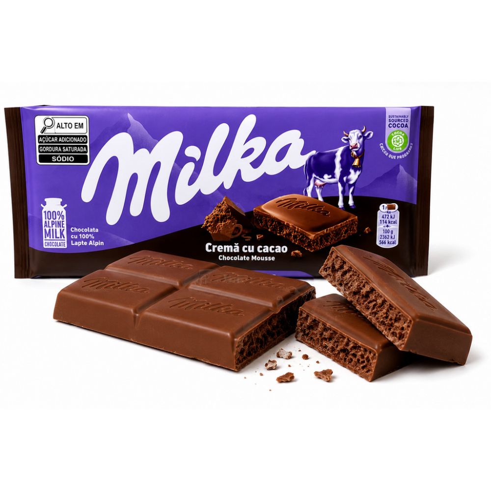ΣΟΚΟΛΑΤΑ MILKA ΚΡΕΜΑ ΚΑΚΑΟ 100γρ
